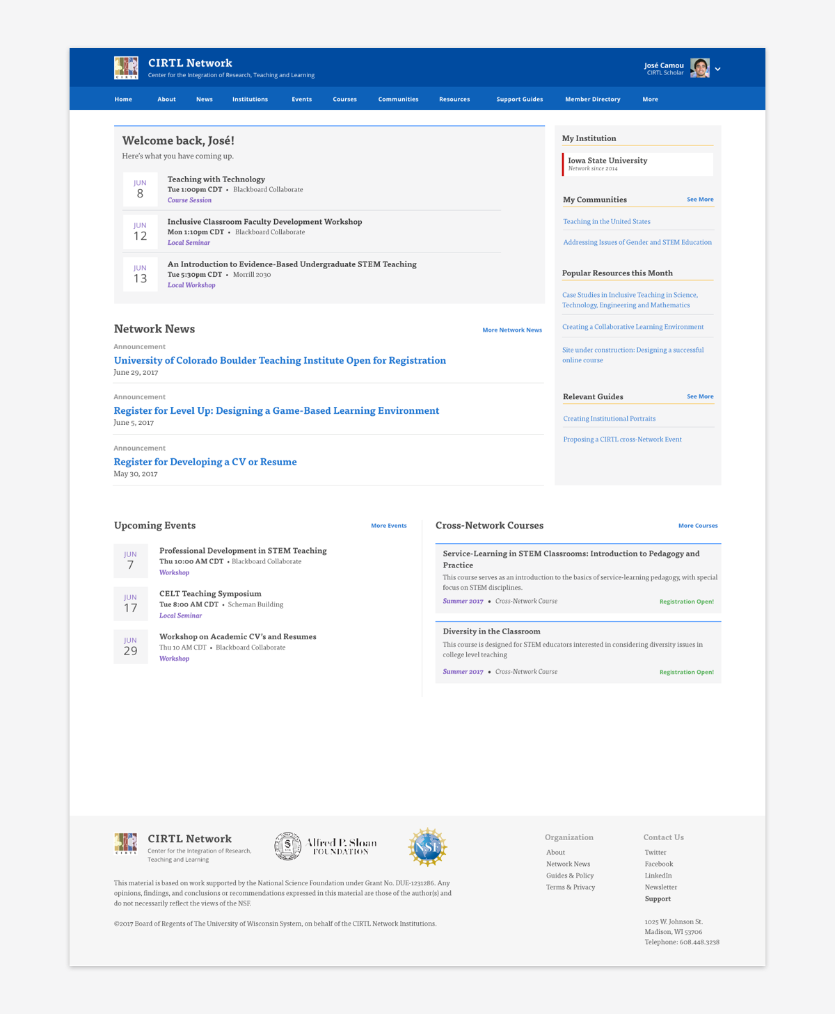 Photo of user dashboard