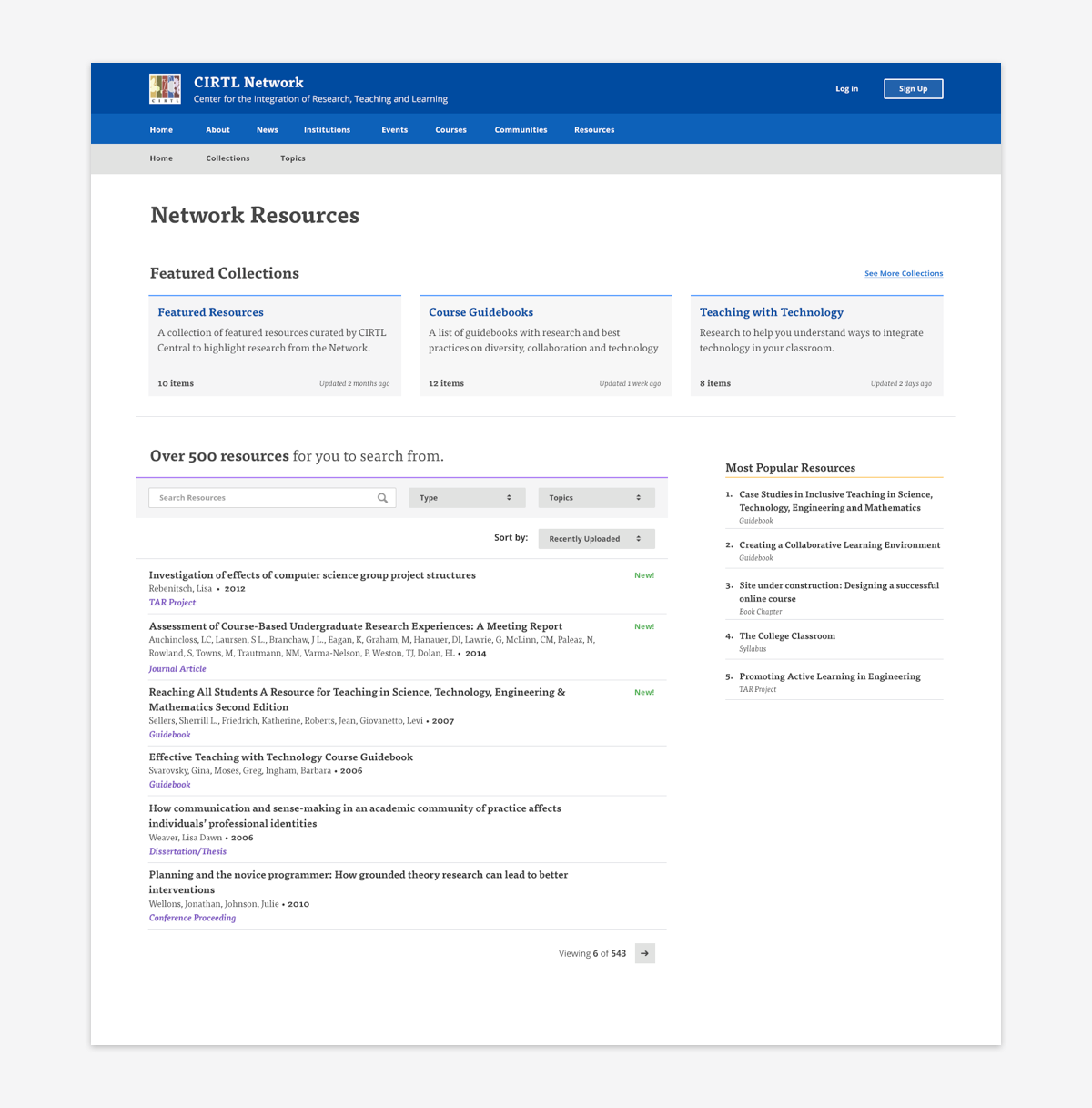Photo of network resources