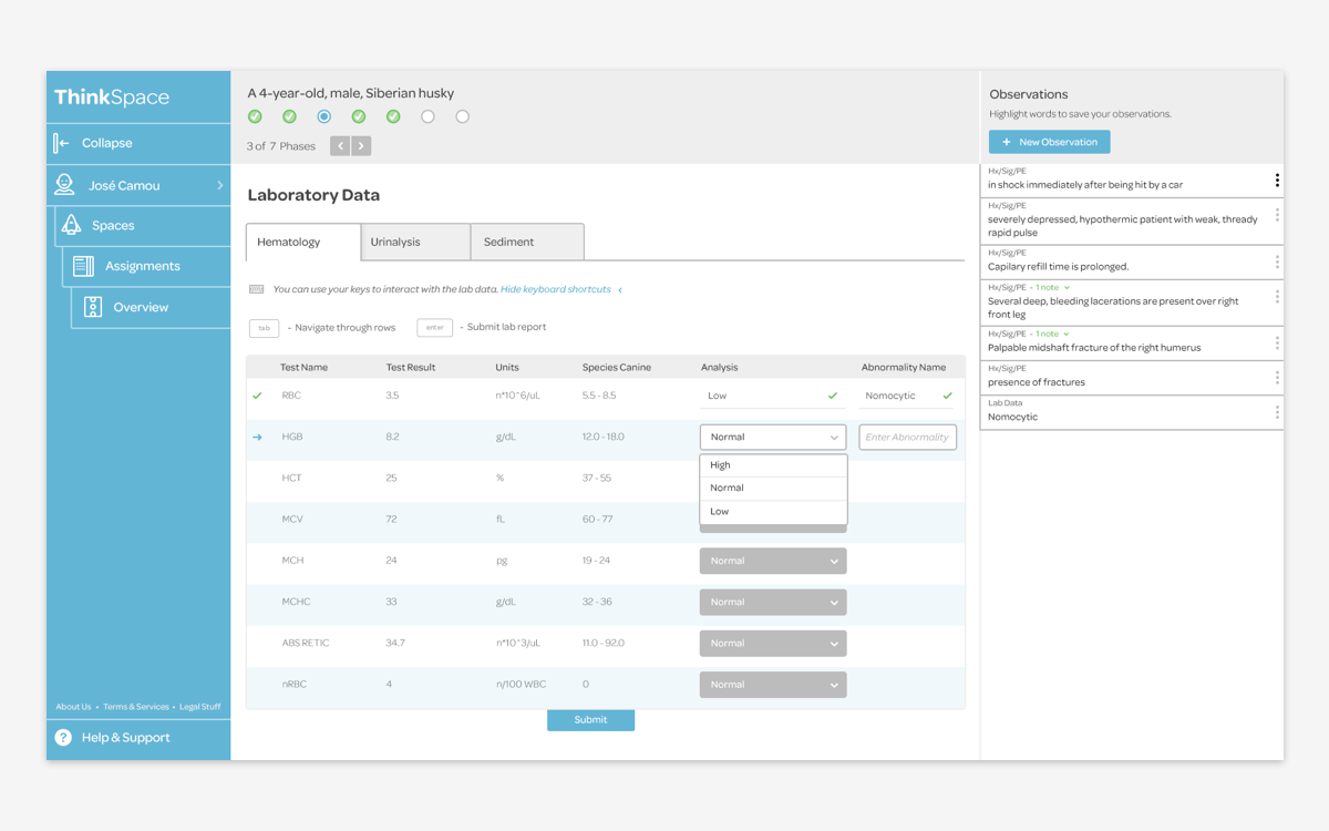 Photo of user dashboard